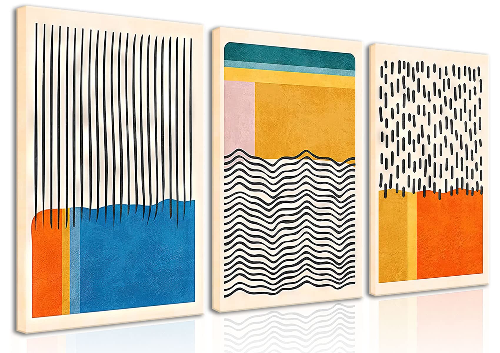 Amazon.com: AKWISH Midcentury Modern Framed Wall Art for
